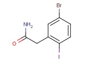Benzeneacetamide, 5-bromo-2-iodo-