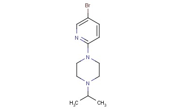 PIPERAZINE, 1-(5-BROMO-2-PYRIDINYL)-4-(1-<span class='lighter'>METHYLETHYL</span>)-