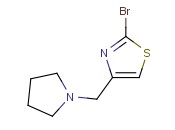 THIAZOLE, 2-BROMO-4-(1-<span class='lighter'>PYRROLIDINYLMETHYL</span>)-