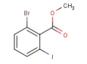 <span class='lighter'>BENZOIC</span> ACID, 2-<span class='lighter'>BROMO</span>-6-IODO-, METHYL ESTER