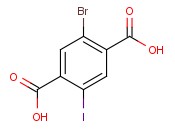 1,4-Benzenedicarboxylic acid, 2-bromo-5-iodo-