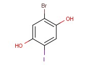 2-BROMO-5-IODO-<span class='lighter'>1,4</span>-BENZENEDIOL