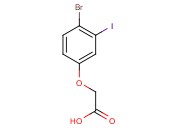 ACETIC ACID, 2-(4-BROMO-3-<span class='lighter'>IODOPHENOXY</span>)-