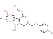 ethyl 6-bromo-2-(((4-bromophenylthio)methylamino)methyl)-5-hydroxy-1-methyl-1H-indole-3-carboxylate