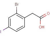 Benzeneacetic acid, 2-bromo-4-iodo-