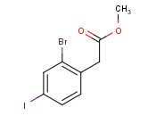 Benzeneacetic acid, 2-bromo-4-iodo-, methyl ester