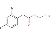 Benzeneacetic acid, 2-bromo-4-iodo-, ethyl ester