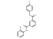 N-(2-bromophenyl)-3-(2-(4-chlorophenyl)acetyl)benzamide