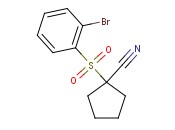 1-(2-Bromo-benzenesulfonyl)-cyclopentanecarbonitrile