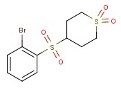 4-(2-Bromo-benzenesulfonyl)-tetrahydro-thiopyran 1,1-dioxide