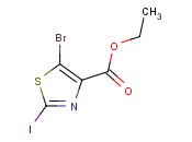 ETHYL 5-BROMO-2-IODOTHIAZOLE-4-<span class='lighter'>CARBOXYLATE</span>