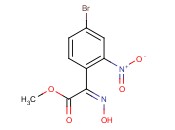 (Z)-Methyl 2-(4-bromo-2-nitrophenyl)-2-(<span class='lighter'>hydroxyimino</span>)acetate