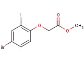 <span class='lighter'>Acetic</span> acid, 2-(4-bromo-2-iodophenoxy)-, methyl ester