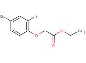 <span class='lighter'>Acetic</span> acid, 2-(4-bromo-2-iodophenoxy)-, ethyl ester