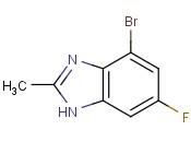 4-Bromo-6-fluoro-2-methyl-1H-<span class='lighter'>benzimidazole</span>