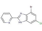 4-Bromo-6-chloro-2-pyridin-2-yl-1H-benzimidazole