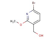(6-Bromo-2-methoxypyridin-3-yl)<span class='lighter'>methanol</span>