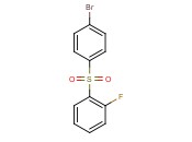 1-((4-bromophenyl)sulfonyl)-2-fluorobenzene