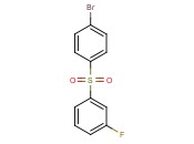 1-((4-bromophenyl)sulfonyl)-3-fluorobenzene