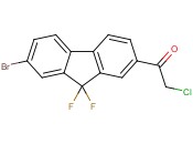 1-(7-BROMO-9,9-DIFLUORO-9H-FLUOREN-2-YL)-<span class='lighter'>2-CHLORO-ETHANONE</span>