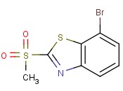 7-<span class='lighter'>Bromo-2-methanesulfonyl-1,3</span>-benzothiazole