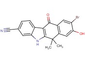 9-Bromo-8-hydroxy-6,6-dimethyl-11-oxo-6,11-dihydro-5H-benzo[b] carbazole- 3-carbonitrile