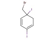 Benzene, 1-(<span class='lighter'>bromomethyl</span>)-1,4-diiodo-
