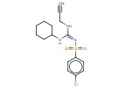 4-氯-N-[环己基(丙-2-炔-1-<span class='lighter'>基</span>)<span class='lighter'>氨基</span><span class='lighter'>甲</span>亚胺<span class='lighter'>酰</span><span class='lighter'>基</span>]<span class='lighter'>苯</span>磺酰胺