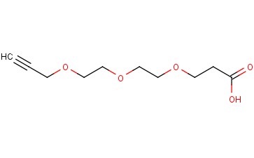 PROPARGYL-<span class='lighter'>PEG</span>3-ACID