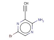 5-溴-3-乙炔<span class='lighter'>基</span><span class='lighter'>吡</span><span class='lighter'>嗪</span>-2-胺