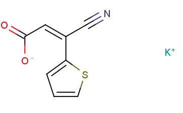 POTASSIUM (Z)-3-CYANO-3-(<span class='lighter'>THIOPHEN-2-YL</span>)ACRYLATE
