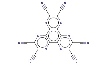 DIPYRAZINO[<span class='lighter'>2,3</span>-F:2′,3′-H]QUINOXALINE-2,3,6,7,<span class='lighter'>10</span>,11-HEXACARBONITRILE