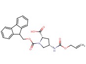 (<span class='lighter'>2S</span>,4S)-1-<span class='lighter'>FMOC</span>-4-(ALLYLOXYCARBONYL<span class='lighter'>AMINO</span>)-2-PYRROLIDINECARBOXYLIC ACID