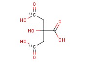 <span class='lighter'>CITRIC</span> ACID, [<span class='lighter'>1,5-14C</span>]