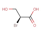 (S)-2-溴-3-羟基<span class='lighter'>丙酸</span>