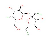 (2R,3R,4R,5R,6R)-2-([(2S,3R,4R,5R)-2,5-BIS(CHLOROMETHYL)-3,4-DIHYDROXYTETRAHYDROFURAN-2-YL]OXY)-5-CHLORO-6-(HYDROXYMETHYL)TETRAHYDRO-2H-PYRAN-3,4-DIOL