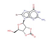 2-AMINO-8-BROMO-9-((3AR,4R,6R,6AR)-6-(HYDROXYMETHYL)-2-OXOTETRAHYDROFURO[3,4-D][1,3]DIOXOL-4-YL)-1H-PURIN-6(9H)-ONE