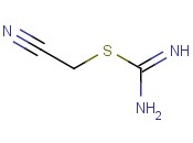 2-(CARBAMIMIDOYLSULFANYL)<span class='lighter'>ACETONITRILE</span>