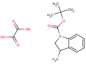<span class='lighter'>tert-Butyl</span> 3-<span class='lighter'>aminoindoline-1-carboxylate</span> oxalate