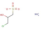 AMMONIUM 3-CHLORO-2-HYDROXYPROPANE-1-<span class='lighter'>SULFONATE</span>