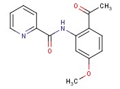 N-(2-acetyl-5-methoxyphenyl)picolinamide