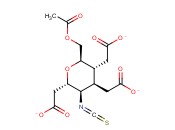 [(2S,3R,4R,5R,6R)-6-(<span class='lighter'>acetoxymethyl</span>)-3-(isothiocyanato)tetrahydro-2H-pyran-2,4,5-triyl]triacetate