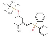 tert-Butyl-{3-[2-(diphenyl-phosphinoyl)-ethylidene]-4-methylene-cyclohexyloxy}-dimethyl-silane