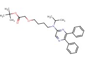 2-{4-[N-(5,6-DIPHENYLPYRAZIN-2-<span class='lighter'>YL</span>)-N-ISOPROPYLAMINO]BUTYLOXY}<span class='lighter'>ACETIC</span> ACID TERT-BUTYL <span class='lighter'>ESTER</span>