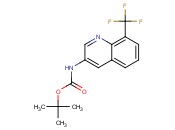 <span class='lighter'>TERT</span>-BUTYL8-(TRIFLUOROMETHYL)QUINOLIN-3-<span class='lighter'>YLCARBAMATE</span>