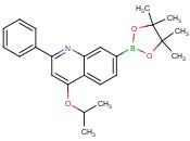 (4-isopropoxy-2-phenylquinolin-7-yl)boronic acid pinacol ester