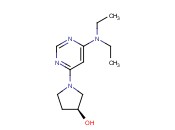 (S)-1-(6-(DIETHYL<span class='lighter'>AMINO</span>)PYRIMIDIN-4-YL)PYRROLIDIN-3-<span class='lighter'>OL</span>