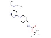 tert-Butyl ((1-(6-(diethylamino)pyrimidin-4-yl)piperidin-4-yl)methyl)carbamate