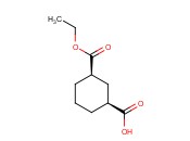 (1S,3R)-rel-3-(Ethoxycarbonyl)<span class='lighter'>cyclohexanecarboxylic</span> acid