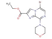 5-BROMO-8-MORPHOLIN-4-YL-IMIDAZO[1,2-A]PYRAZINE-2-CARBOXYLIC ACID ETHYL ESTER